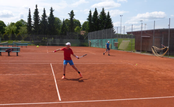 U15 beim Training